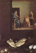 VELAZQUEZ, Diego Rodriguez de Silva y Detail of Jesus in the Mary-s home Germany oil painting artist